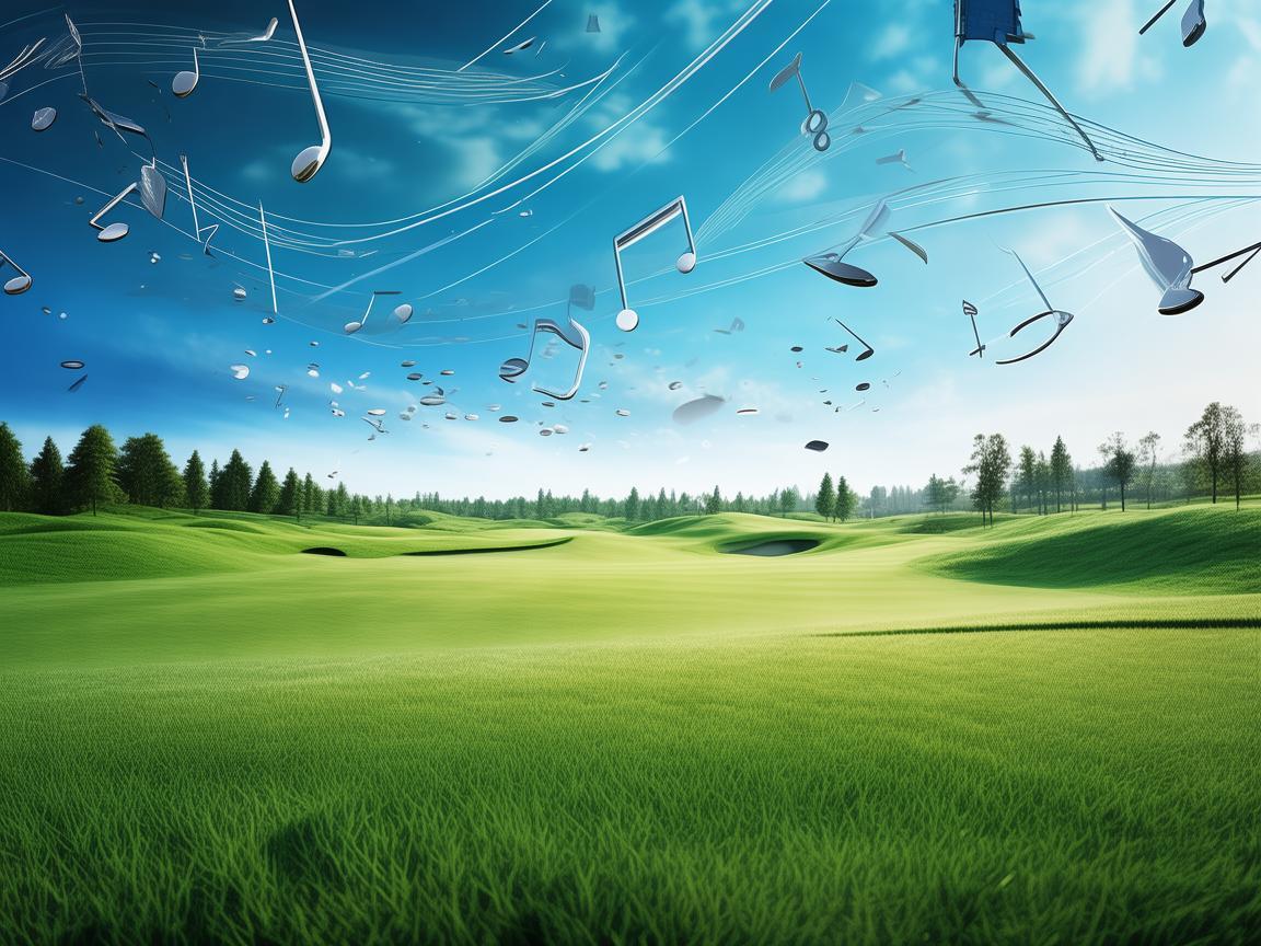 在绿茵与蓝天间，如何用音符勾勒高尔夫球场的静谧与激情？