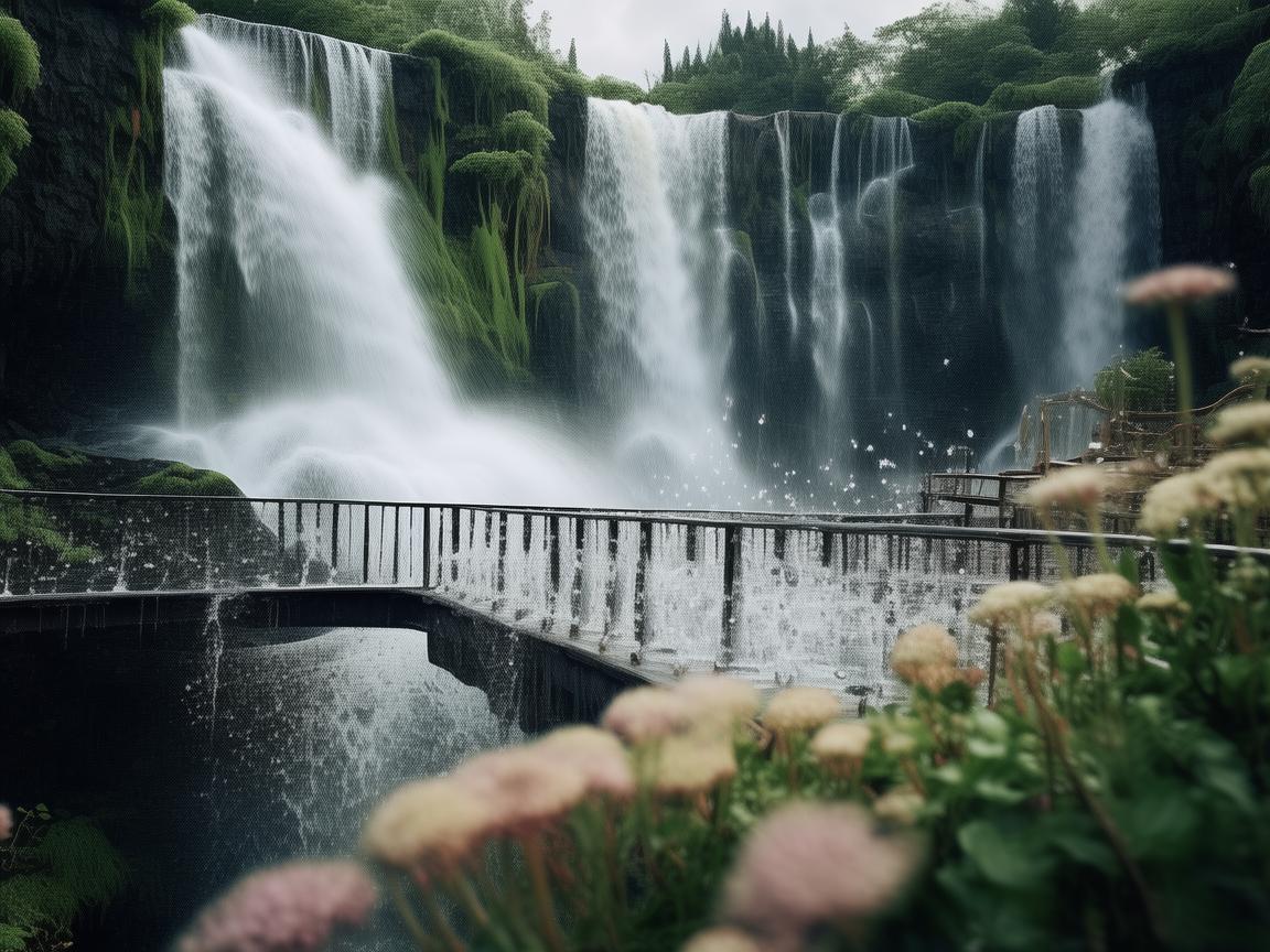 瀑音奏响，观瀑台的心灵协奏