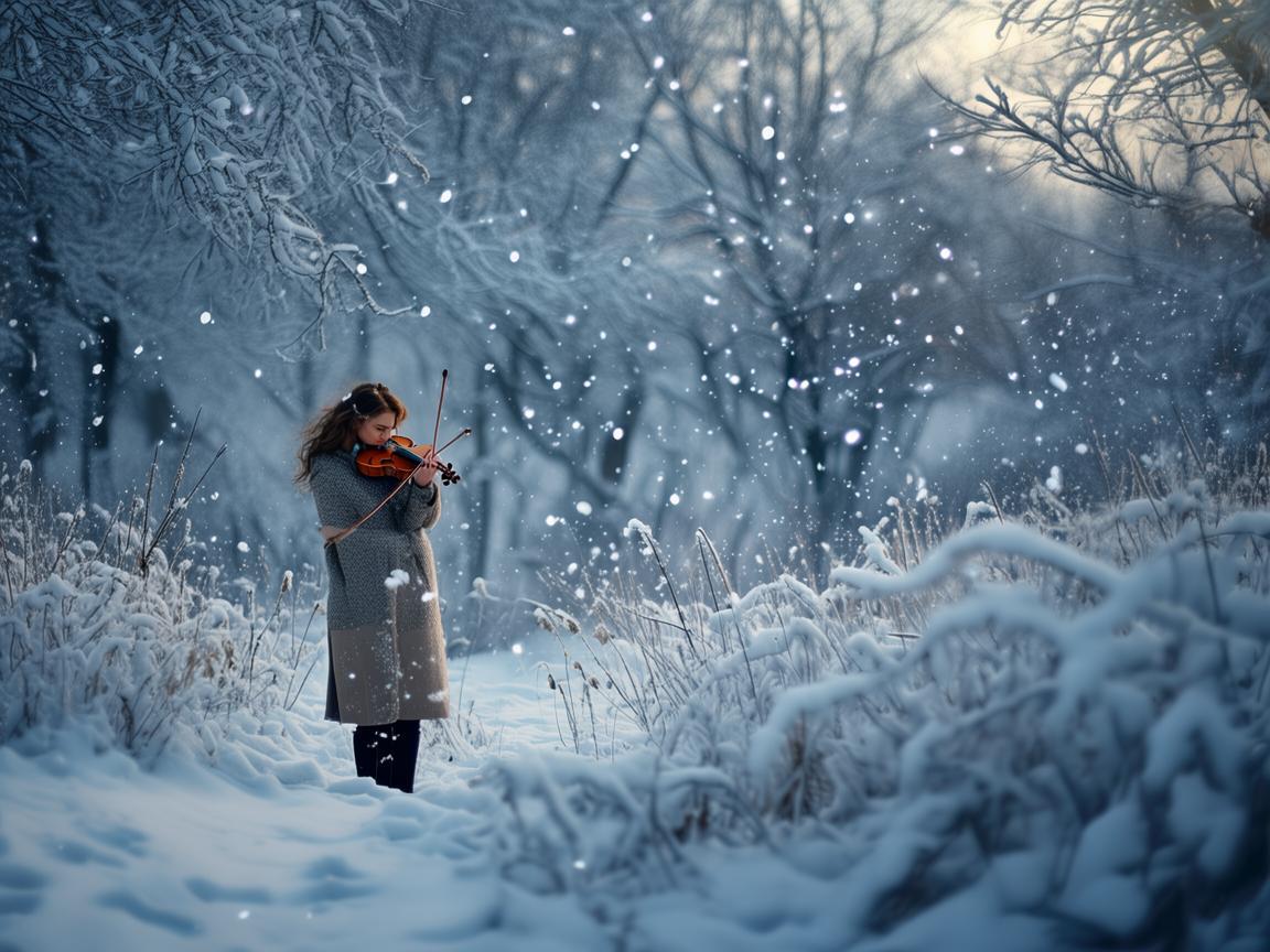 雪天里的旋律，如何创作一首既具画面感又情感丰富的冬日乐章？