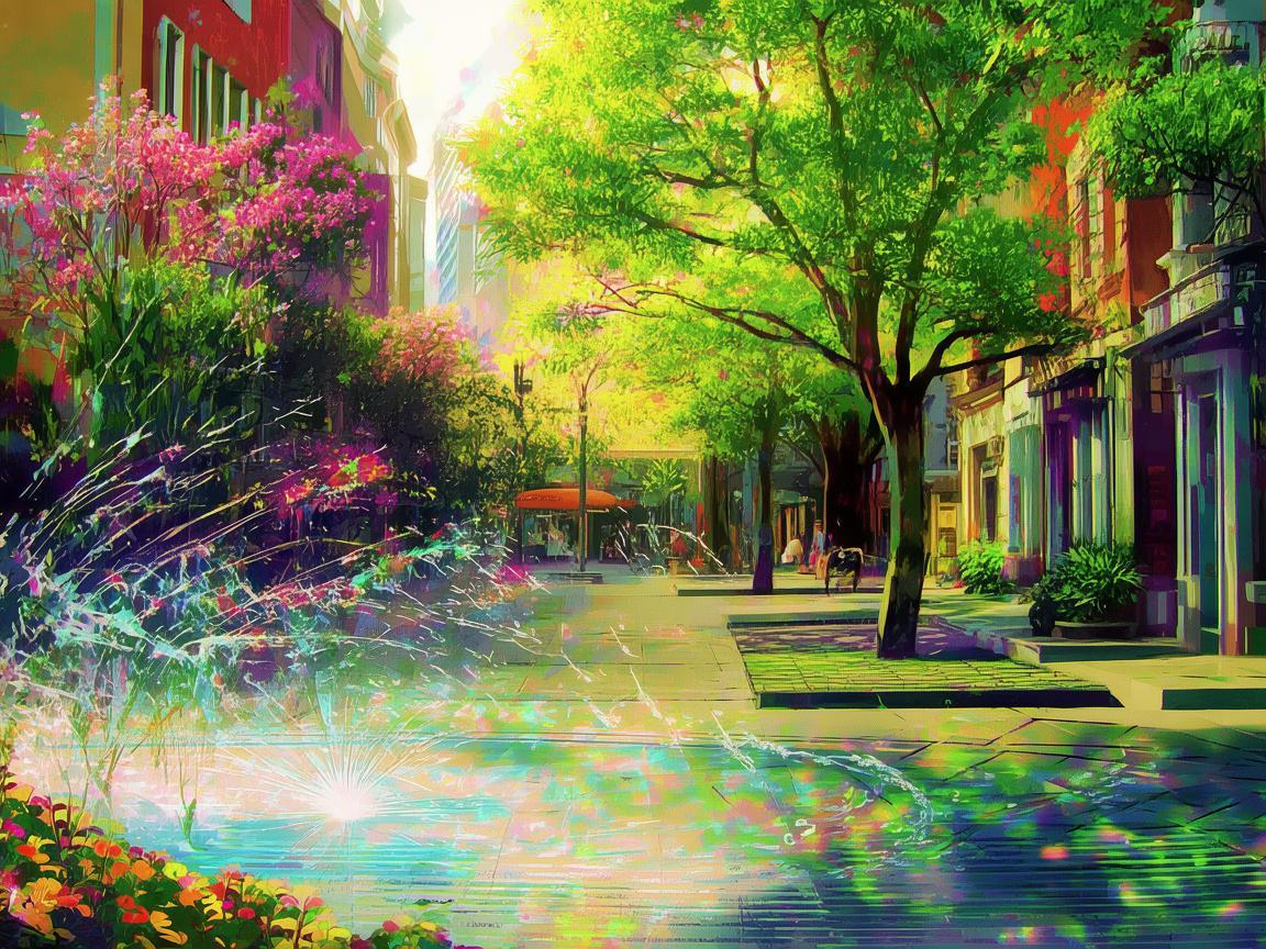 休闲广场，城市乐章中的灵动音符