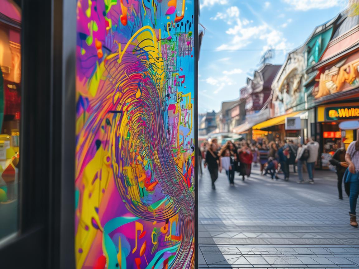 商业街广告牌，如何用旋律吸引行人的耳朵？