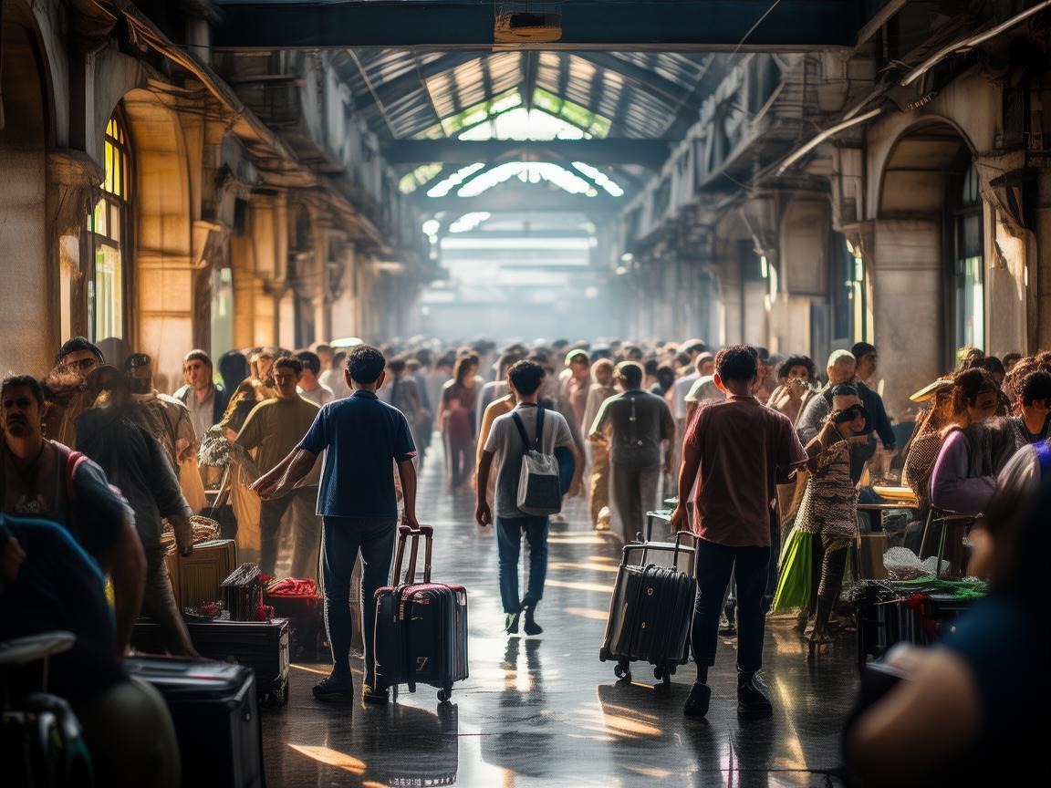 长途汽车站，交织的人生乐章