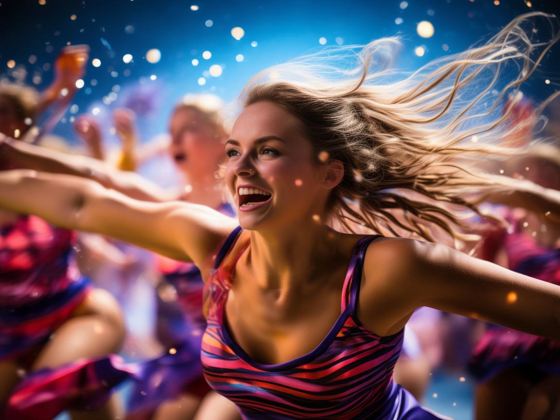 拉拉队员的音乐魔法，如何通过节奏与韵律激发团队激情？