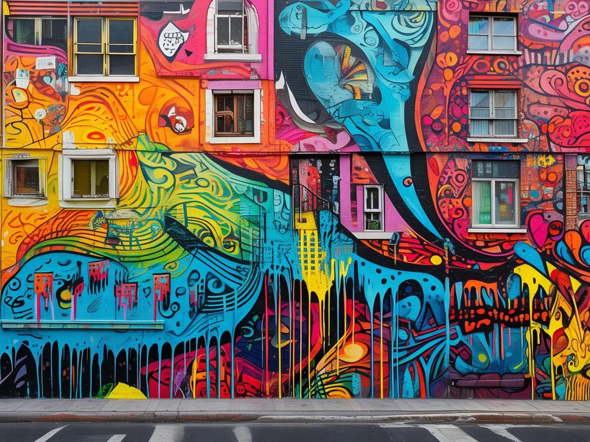 街头涂鸦，城市乐章中的独特音符