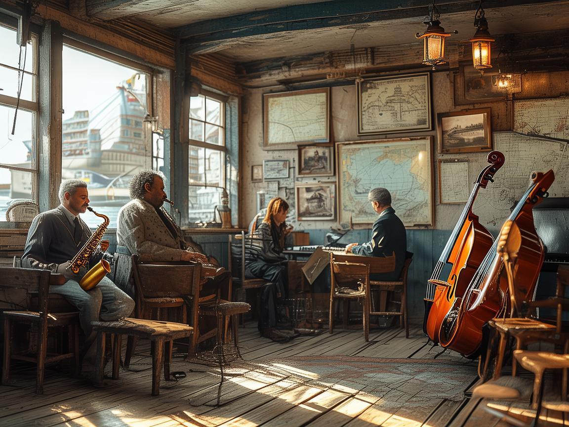 码头候船室，音乐如何编织等待的旋律？