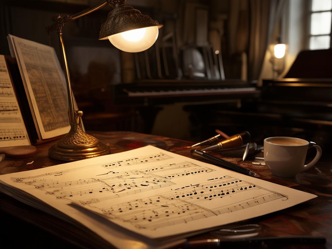 台灯下的灵感——作曲家如何利用光线激发创作?