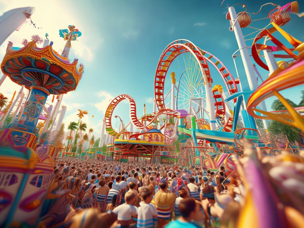 游乐园设施，奏响欢乐的旋律