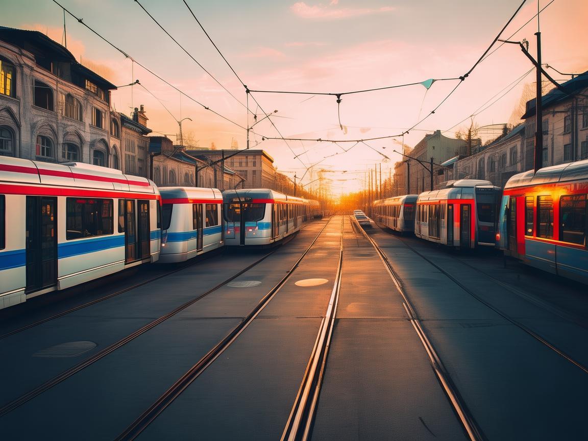 有轨电车车辆段，奏响城市交通的乐章