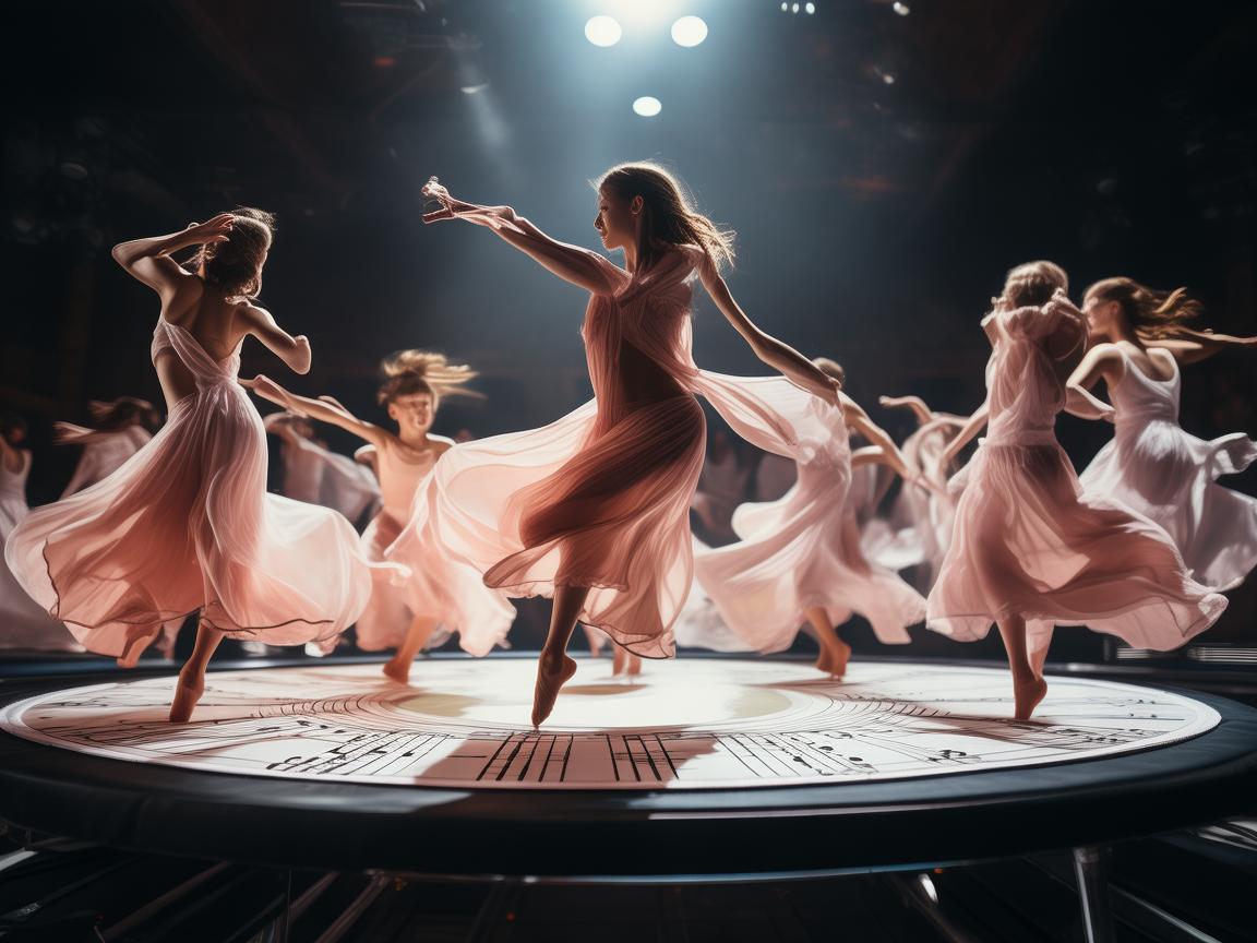 蹦床上的旋律，如何将动态运动与音乐完美融合？