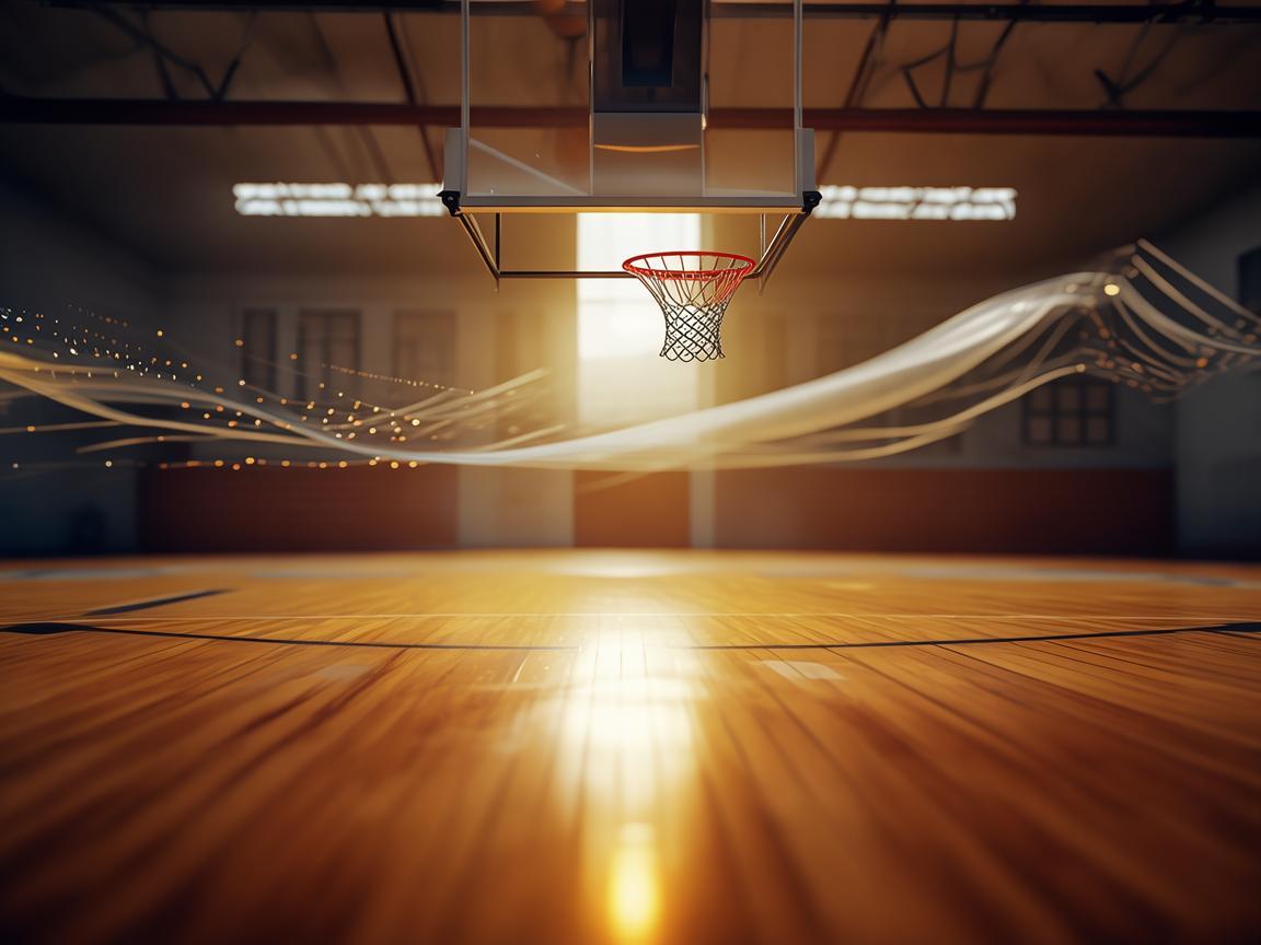 篮球场篮筐下的旋律回响