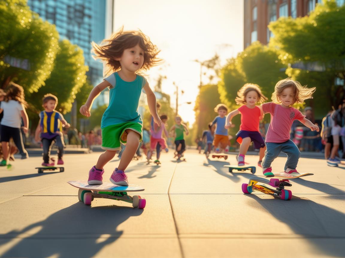 儿童滑板车，音乐与运动的奇妙融合