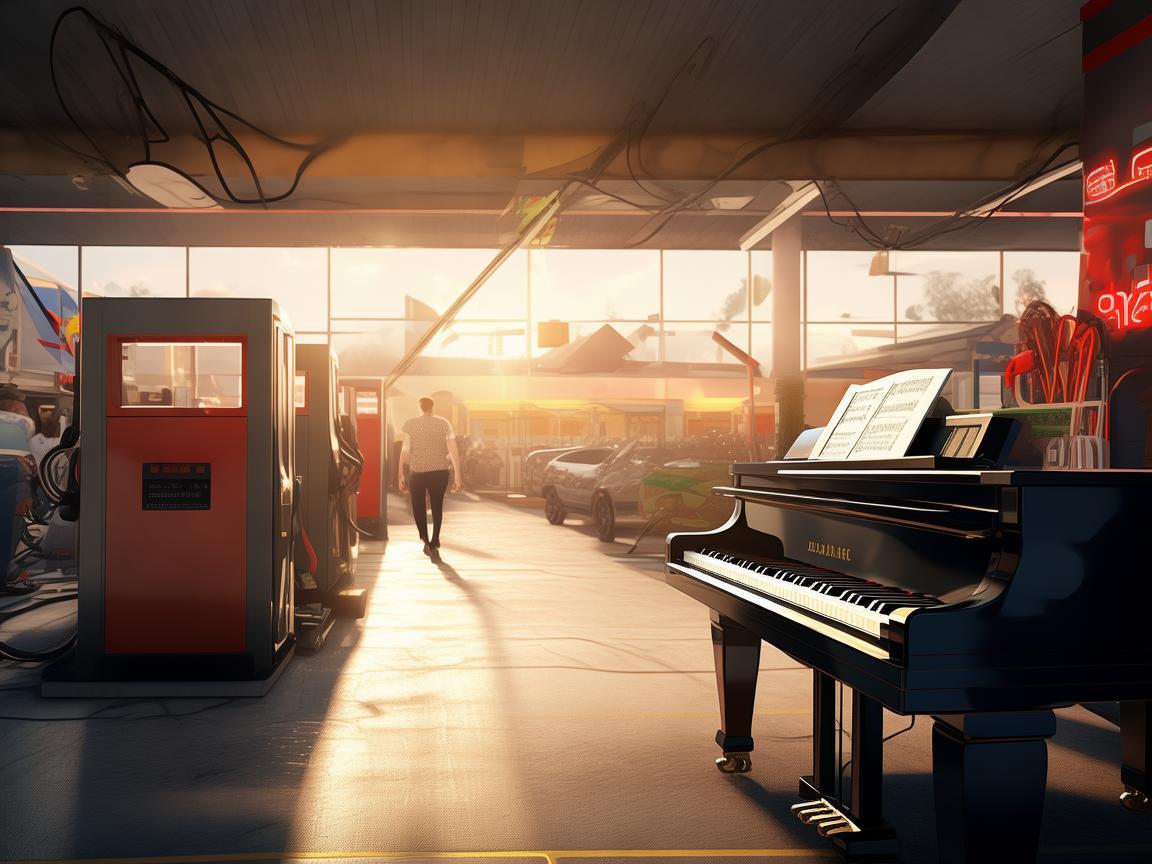 在加油站的旋律中寻找灵感，作曲家的日常与创意火花