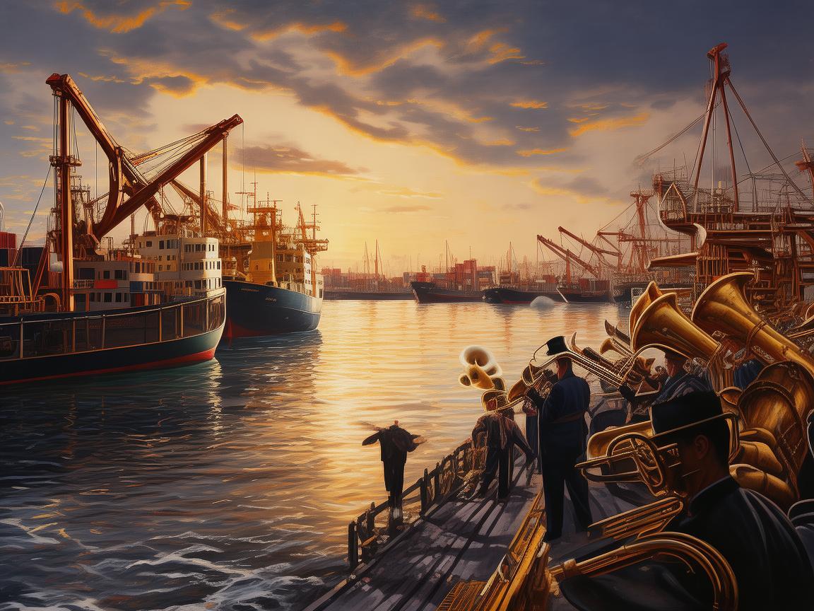 奏响港口码头的雄浑乐章