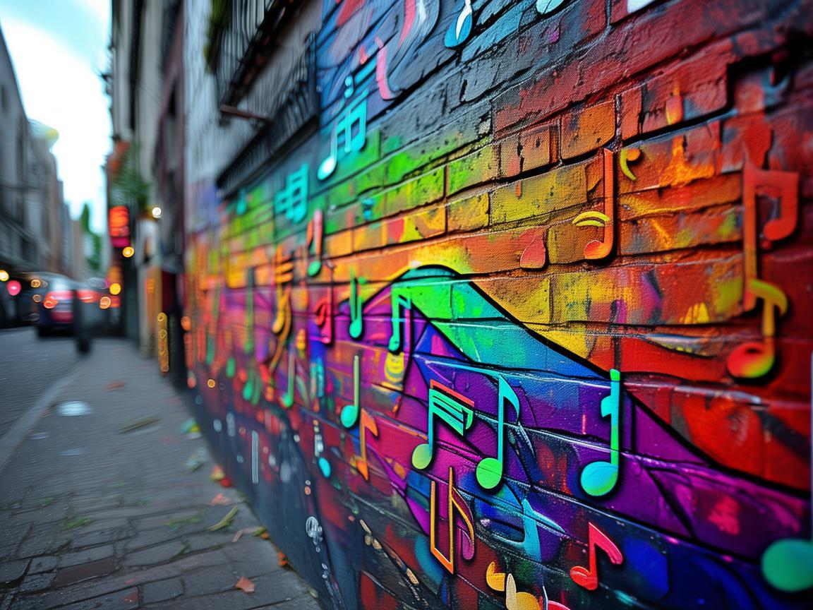 街头涂鸦，城市跳动的音乐符码