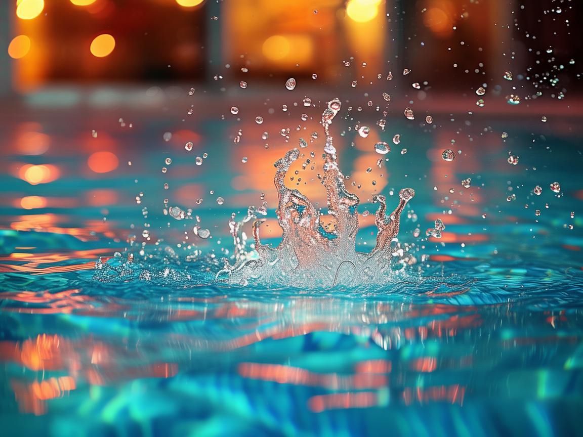 游泳馆中的灵动乐章