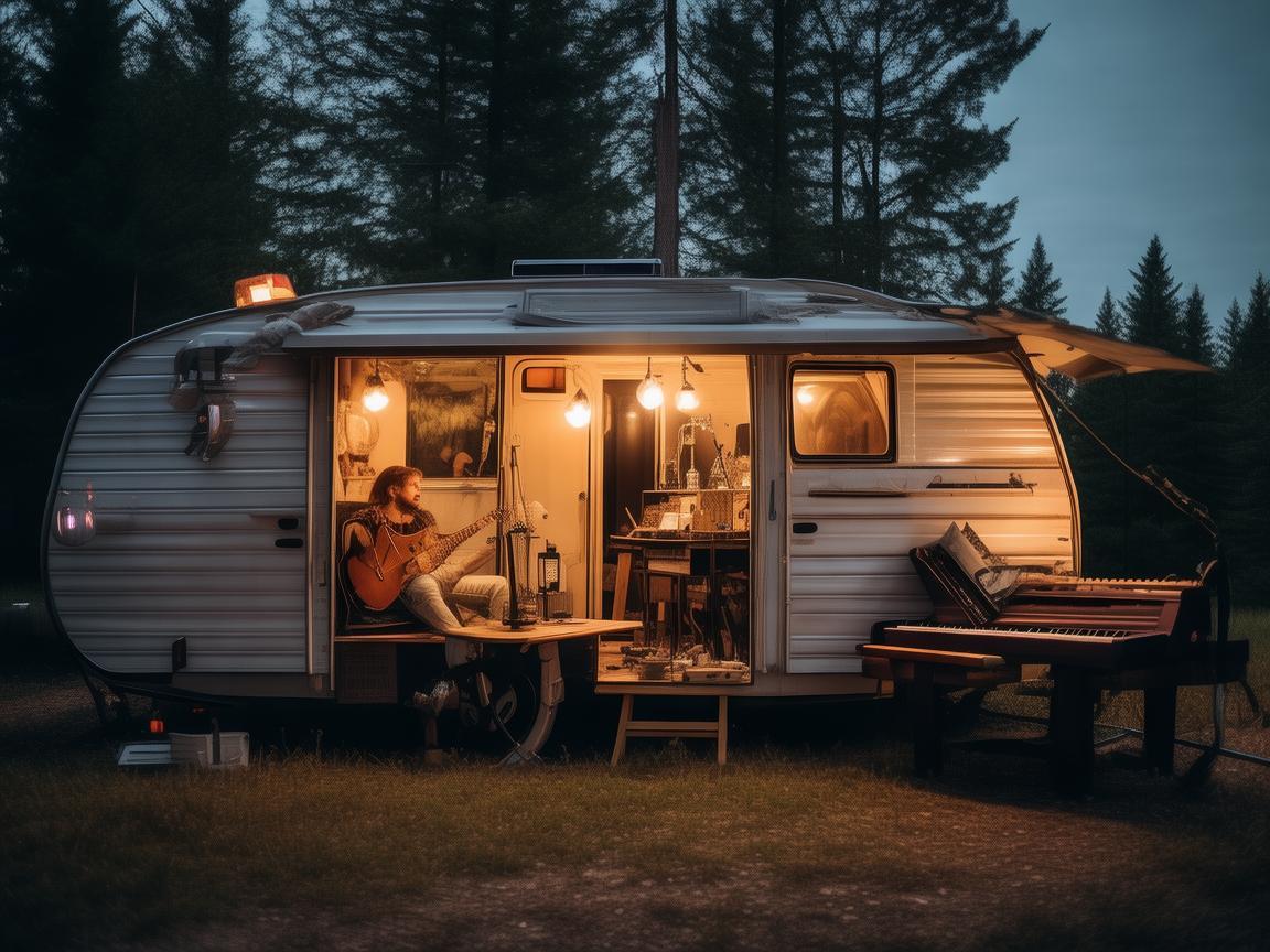 露营车上的旋律，如何在移动的家园中创作不朽乐章？
