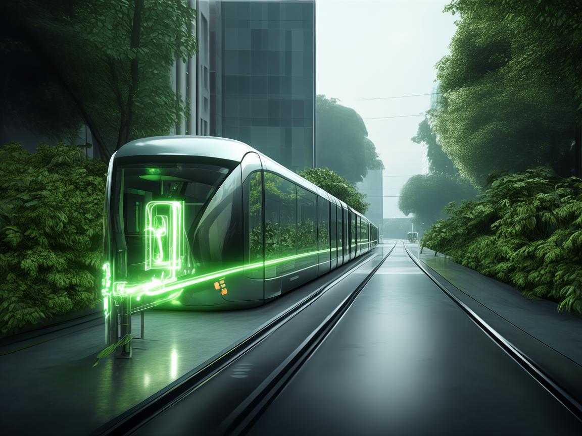 无轨电车充电站，未来城市交通的绿色脉搏？