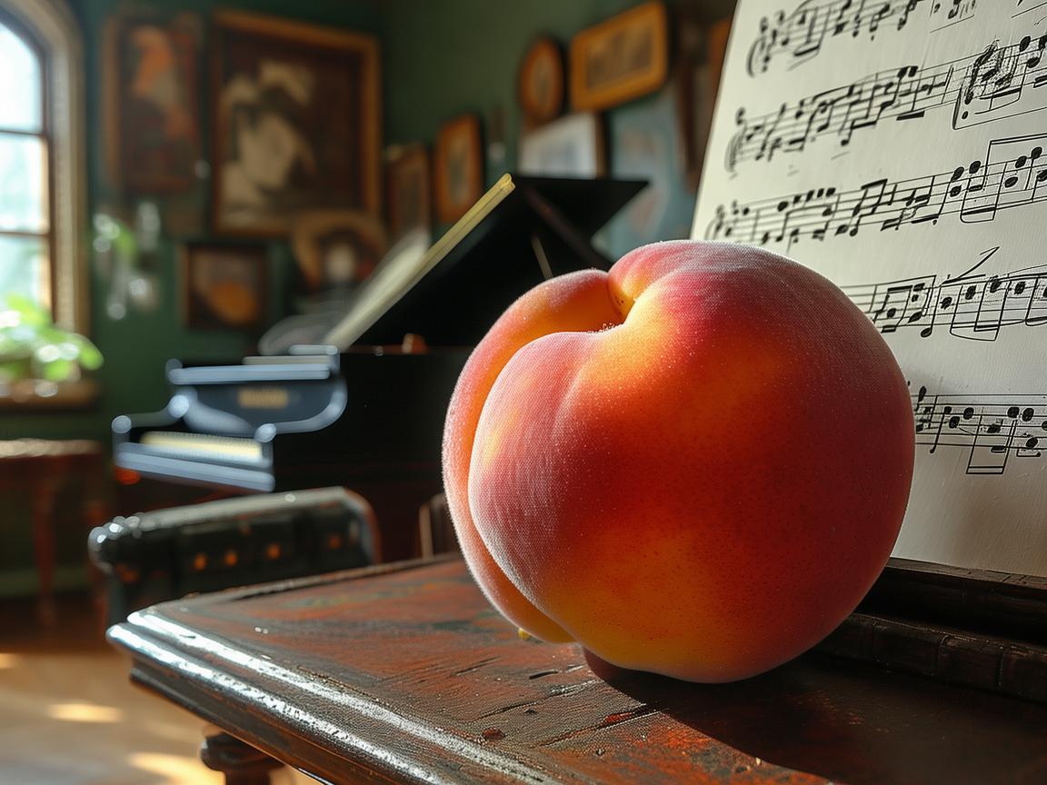 音乐创作中的桃子意象，如何将自然元素融入旋律？