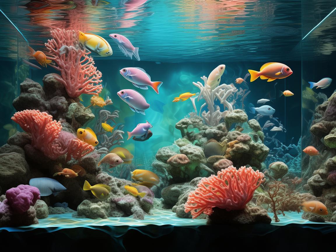 在水族馆的旋律中，如何巧妙融合自然与艺术？