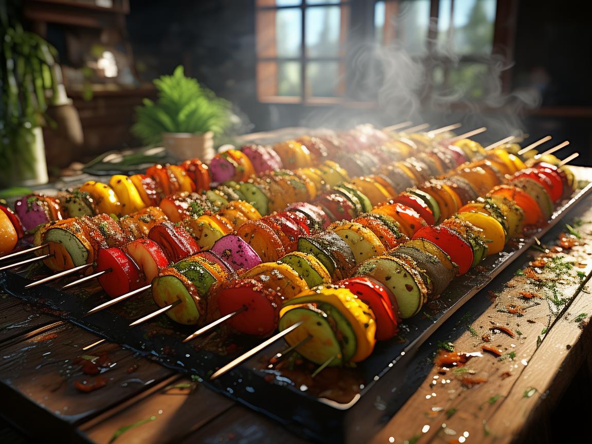 品味烤蔬菜串，奏响舌尖上的独特乐章