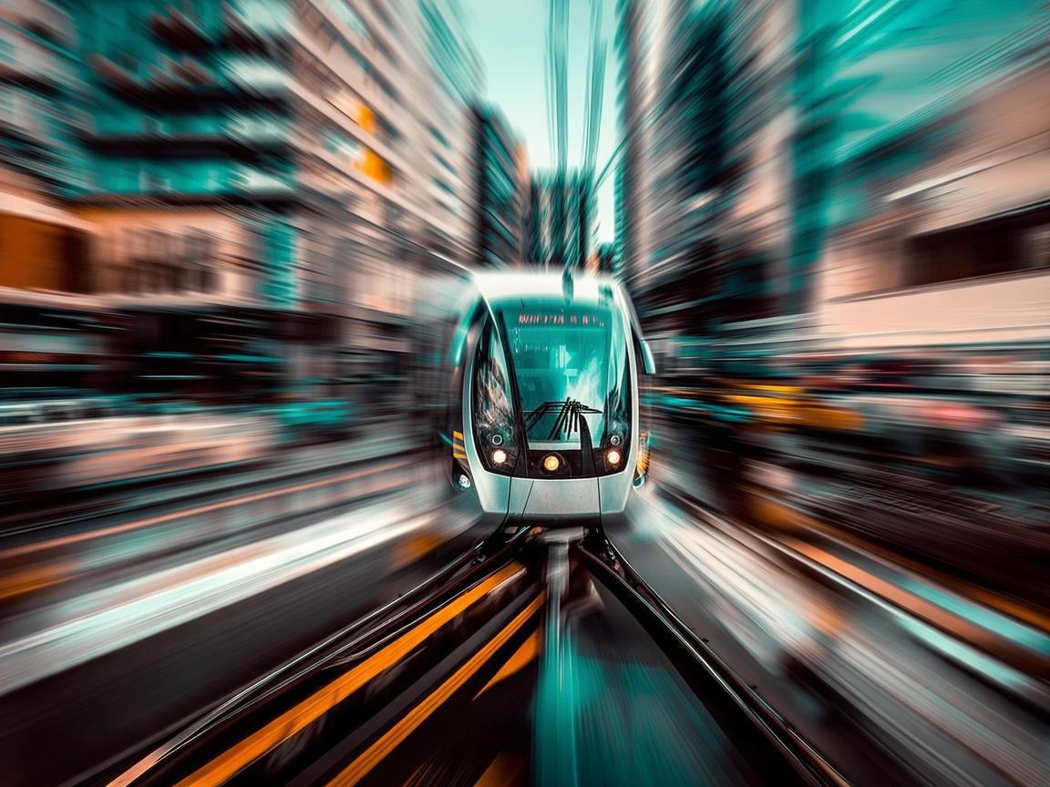 轻轨列车驶过的旋律，如何创作出城市流动的乐章？