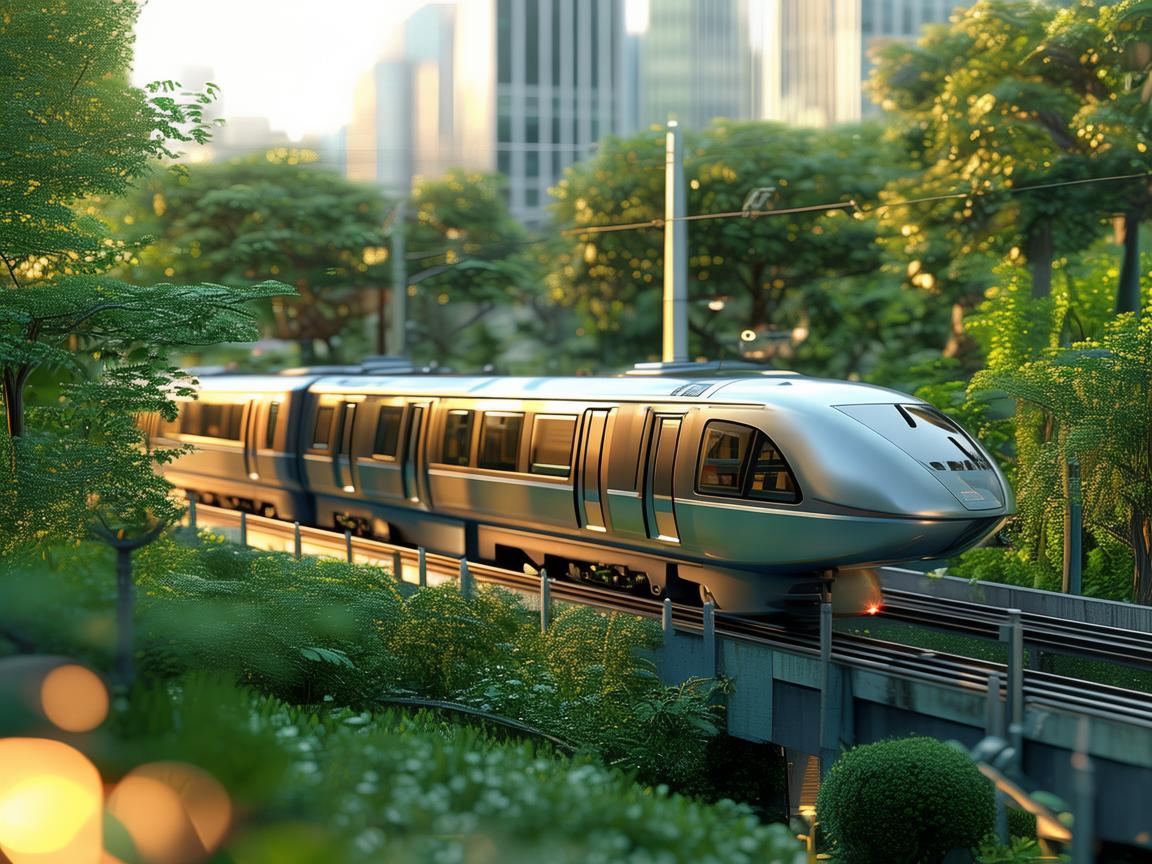 单轨列车，如何在旋律中编织城市与自然的和谐？