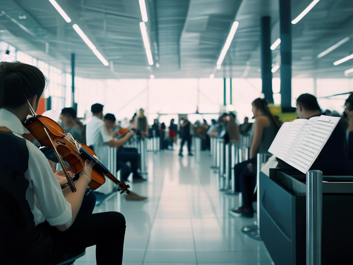 在安检区，如何用音乐编织安全与和谐的旋律？