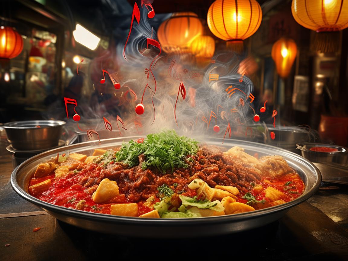 麻辣香锅的旋律，美食与音乐的跨界融合