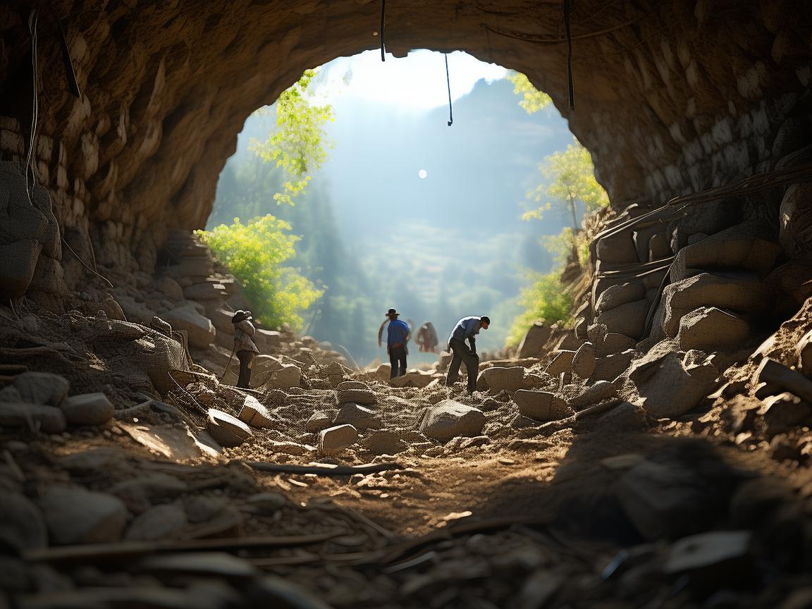 在矿井井口的旋律中，如何编织安全与希望的乐章？