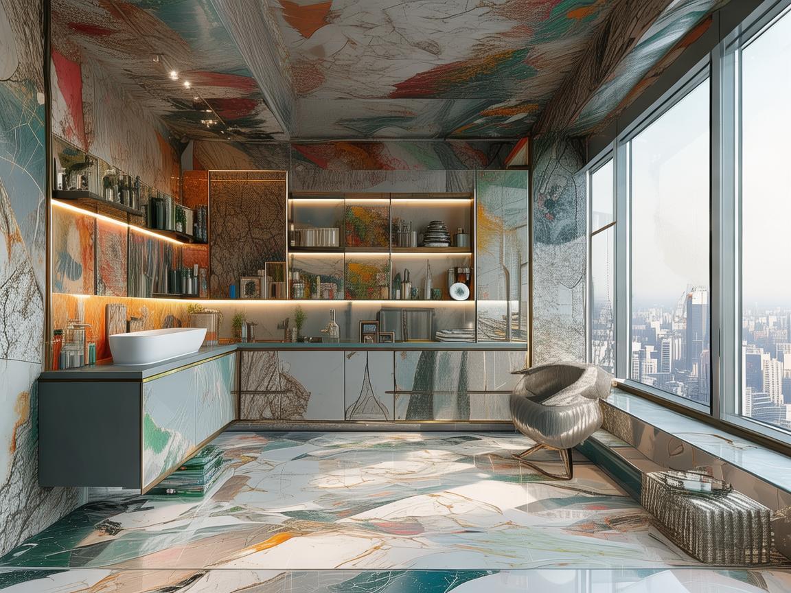 建材店样板间，空间与创意的交响乐