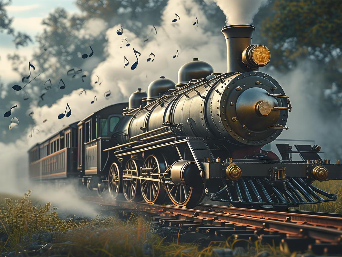 蒸汽机车，工业革命的旋律与现代音乐的碰撞