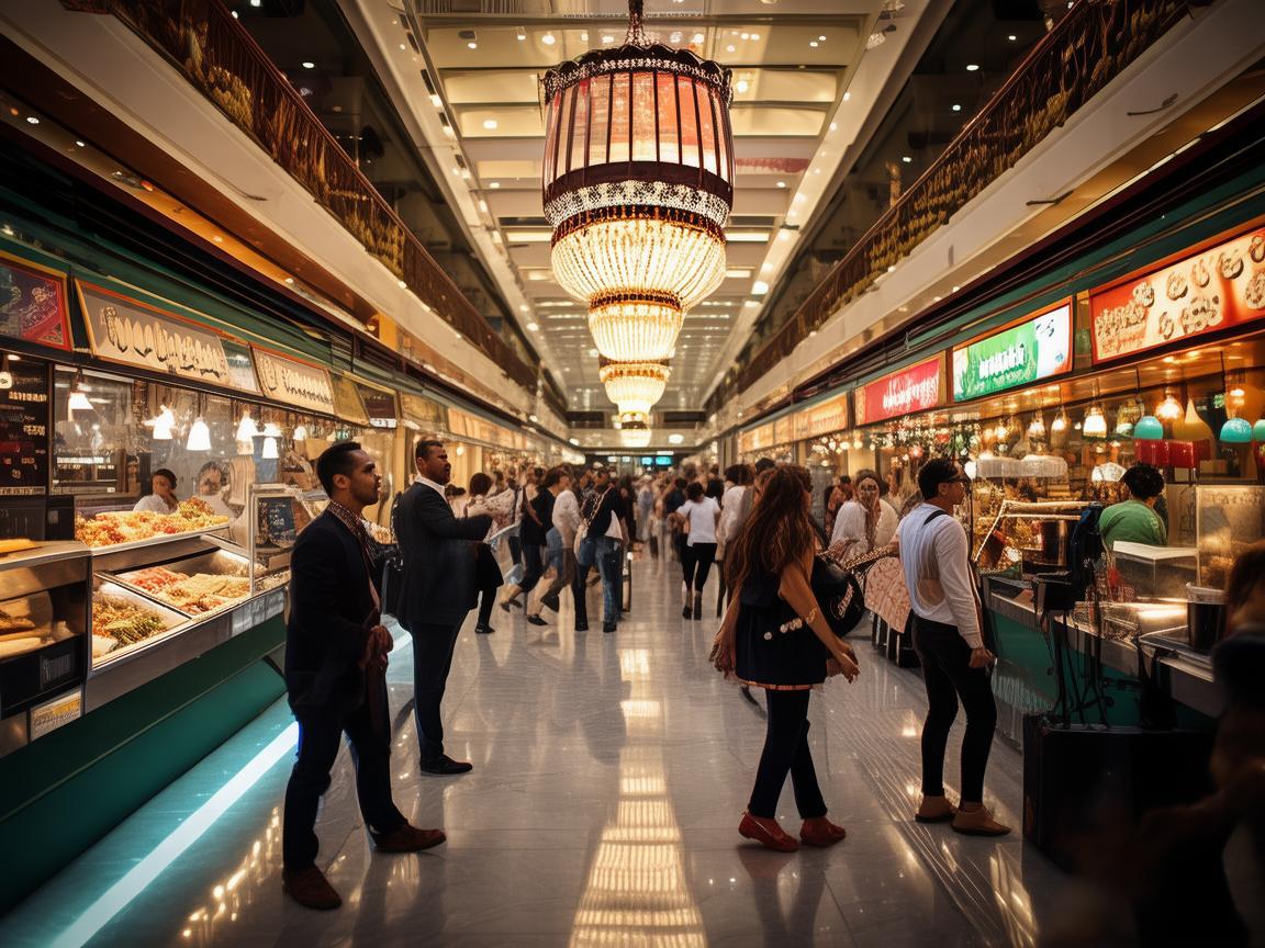 购物中心美食广场，如何打造音乐与美食的完美融合？