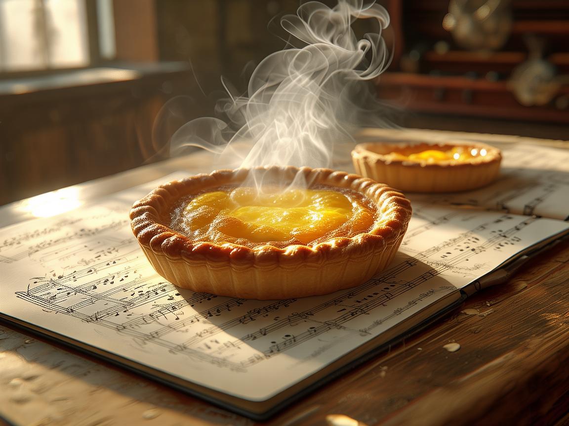 音乐创作中的蛋挞时刻，灵感与甜点的奇妙融合