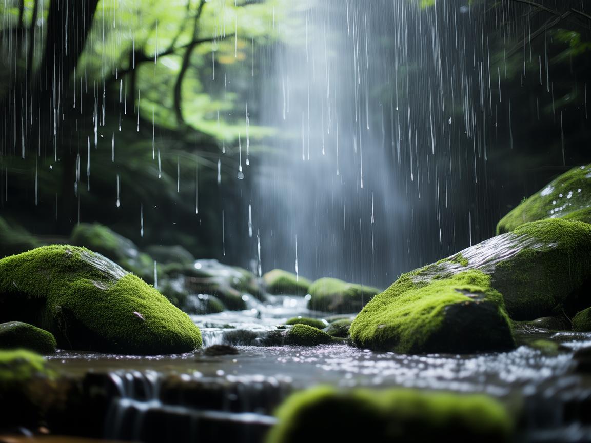 在瀑布观瀑台上，如何捕捉自然之音的旋律？