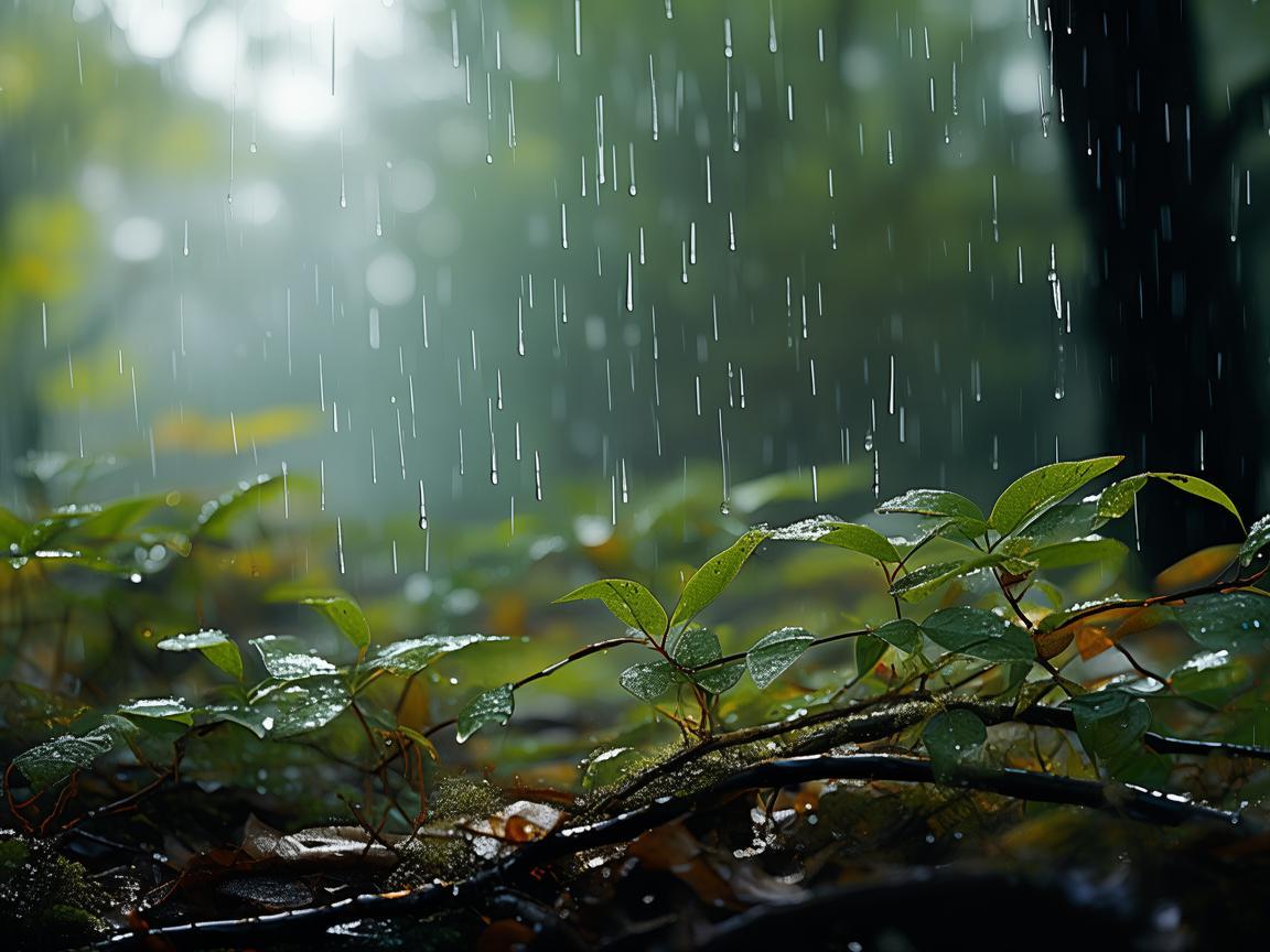 聆听雨水奏响的天籁乐章