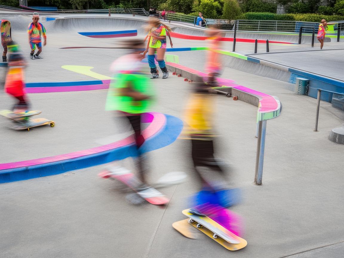 滑板公园，律动与自由的乐章