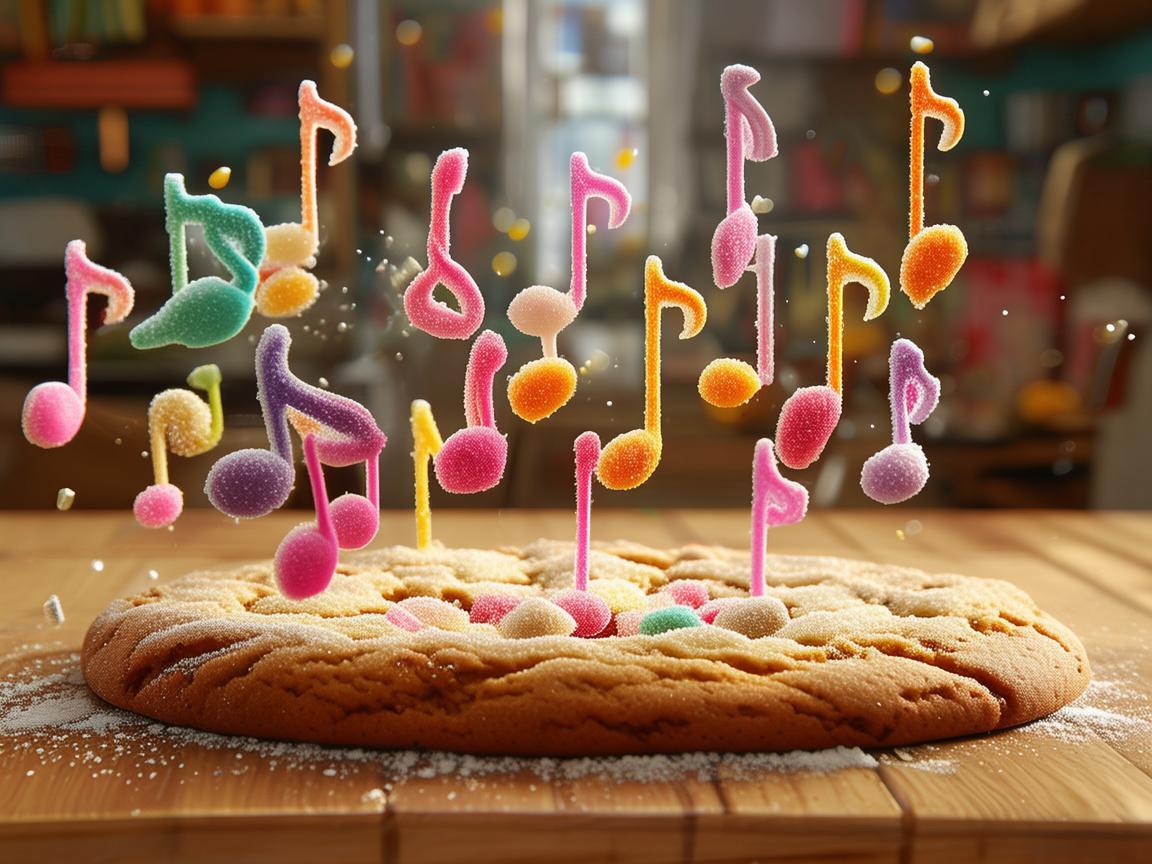 音符跳跃，奏响饼干的甜蜜乐章