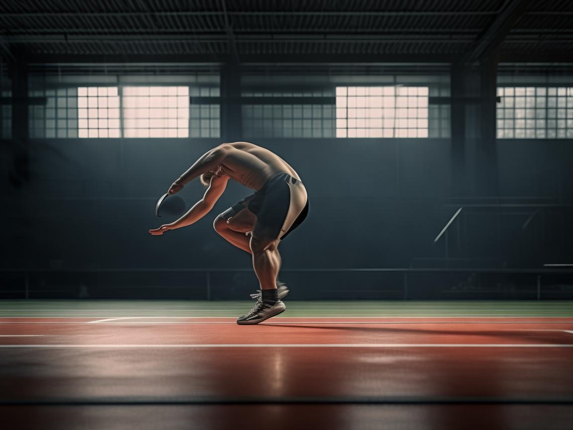 铅球之韵，力量与节奏的交织