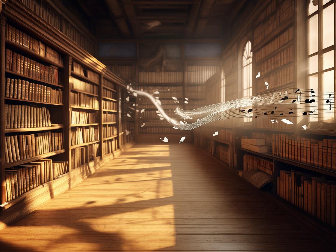 图书馆阅览室，音符流淌的知识殿堂