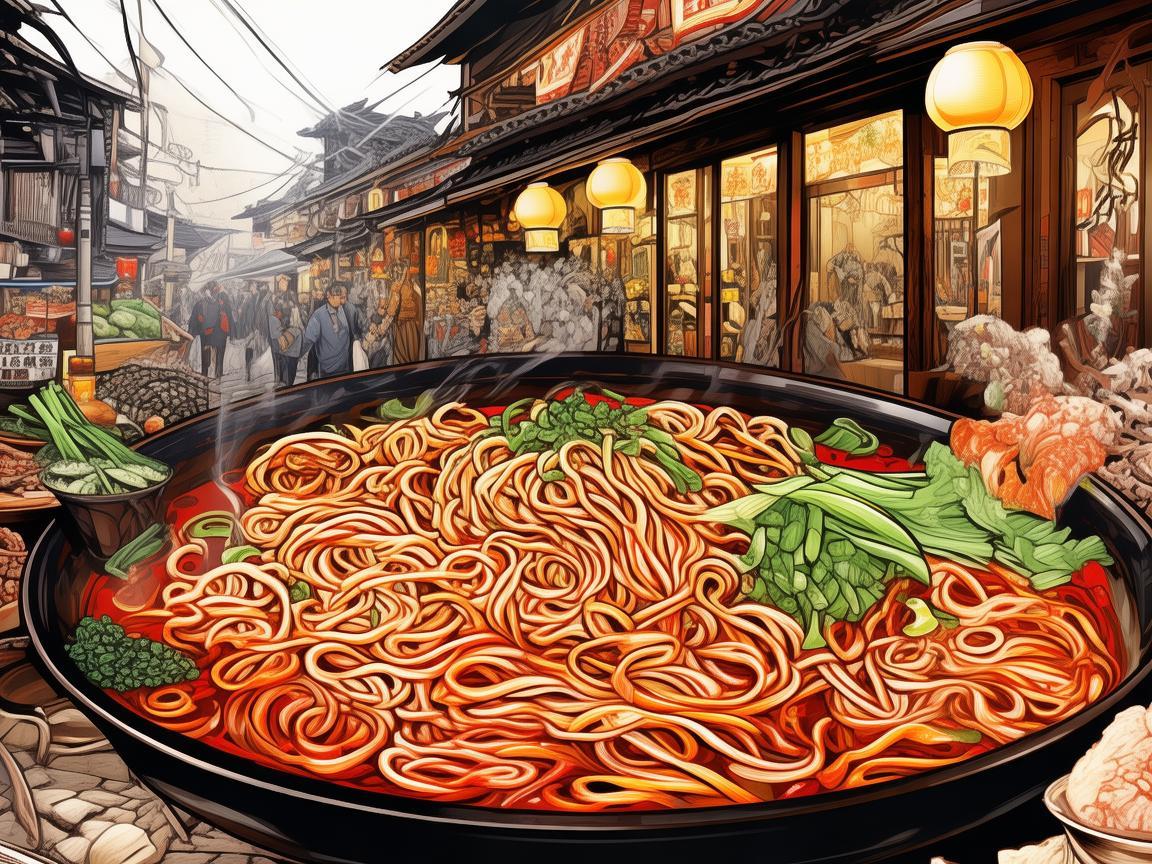 奏响四川担担面的美食乐章