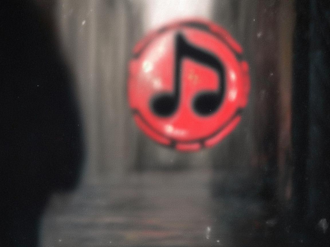 罪犯背后的音乐警示符