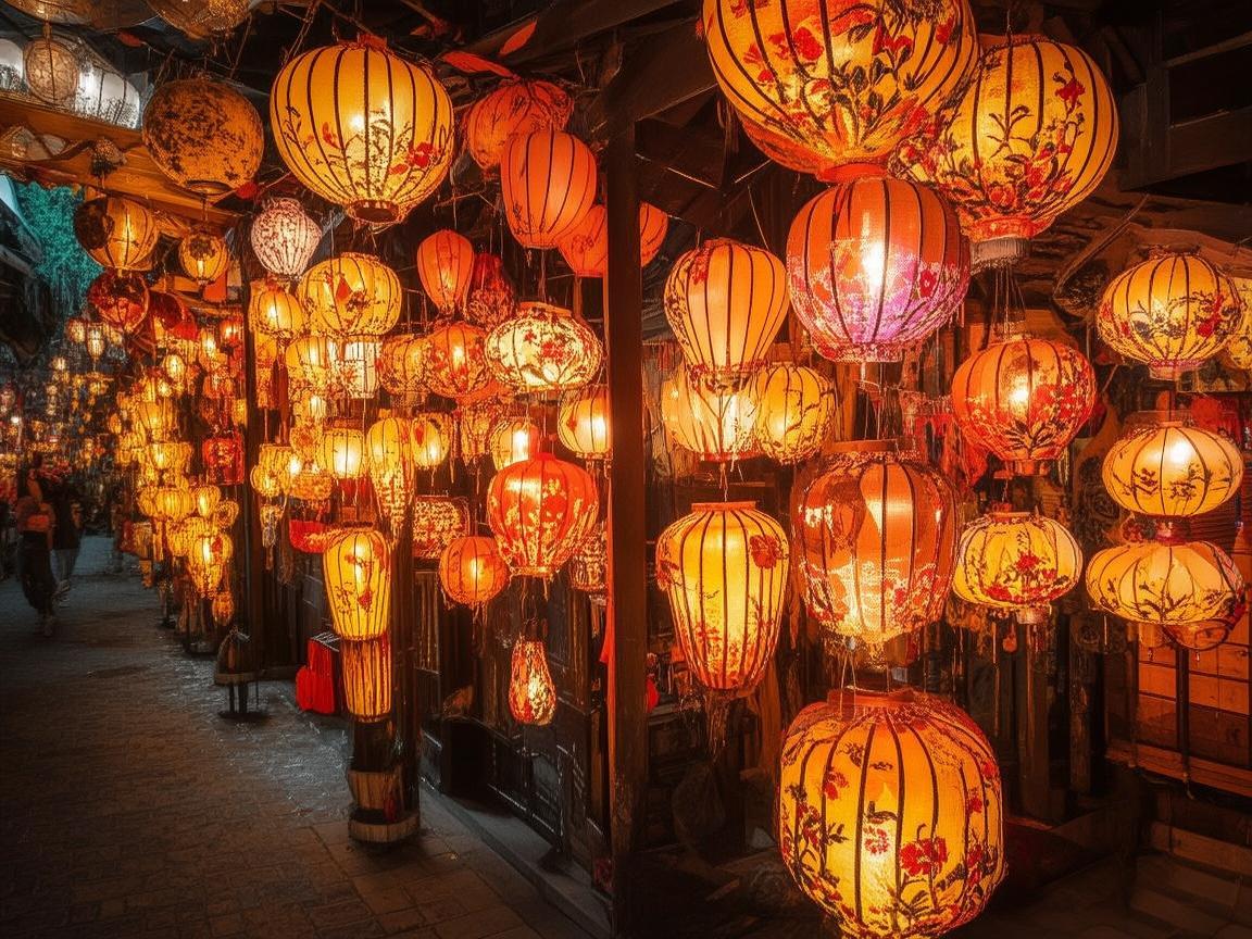 夜市街灯笼，点亮城市的璀璨乐章