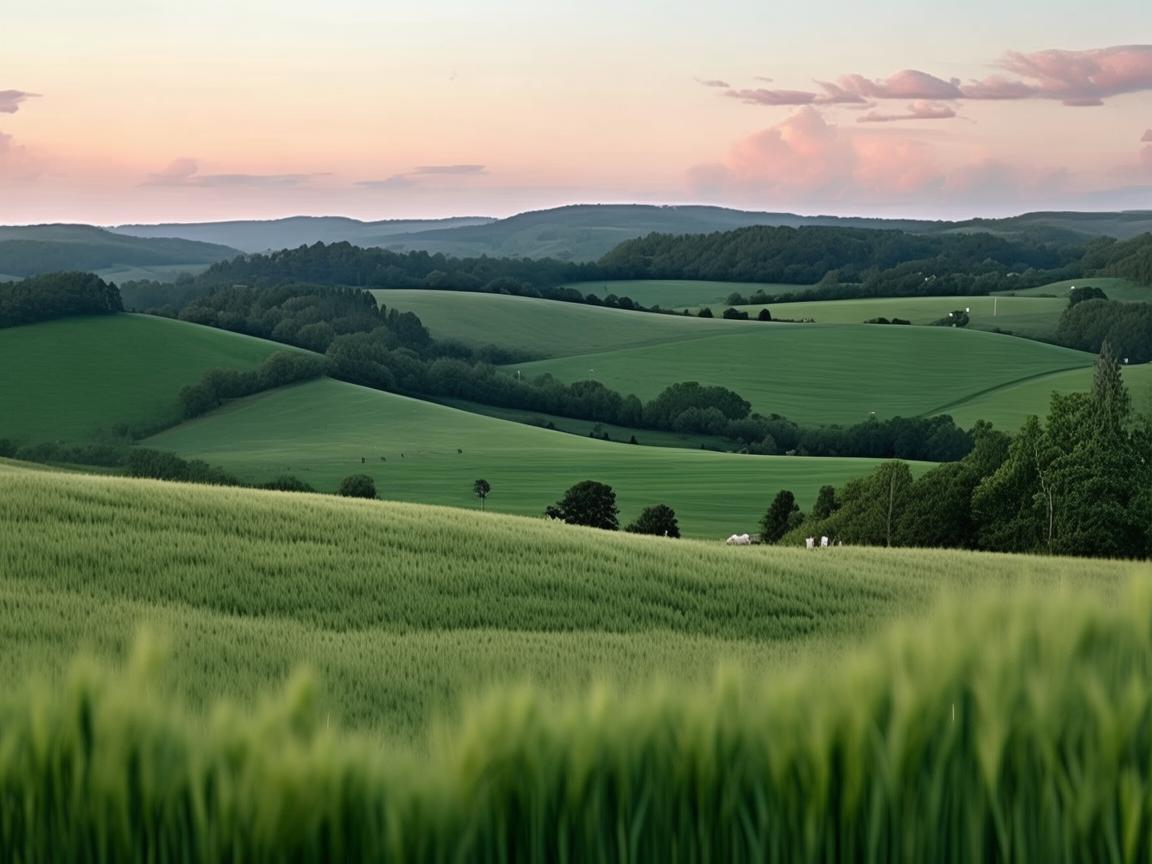 田园乐章，农场田地间的旋律回响